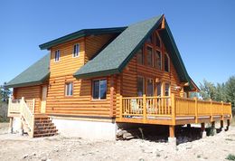 Wyoming Log Home