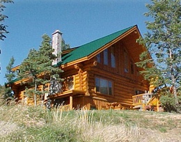 Coast Mtn Log Home