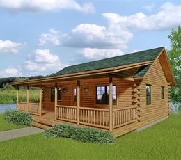 The Woodsman Compact Log Home
