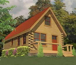 Picture of the Yadkin Model Cabin