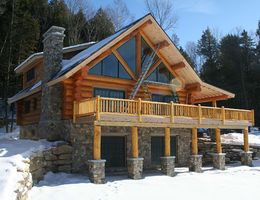 Vermont Log Home Structure