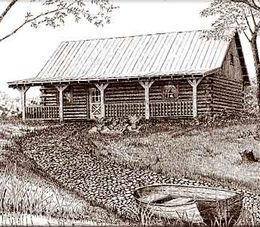 Salado Model 588 SF Log Cabin