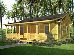 The 684 SF Willow Creek Model Cabin