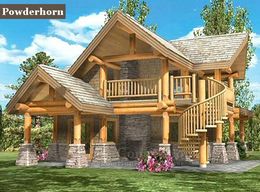 The Powderhorn Log Cabin