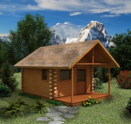 Mini Log Cabin